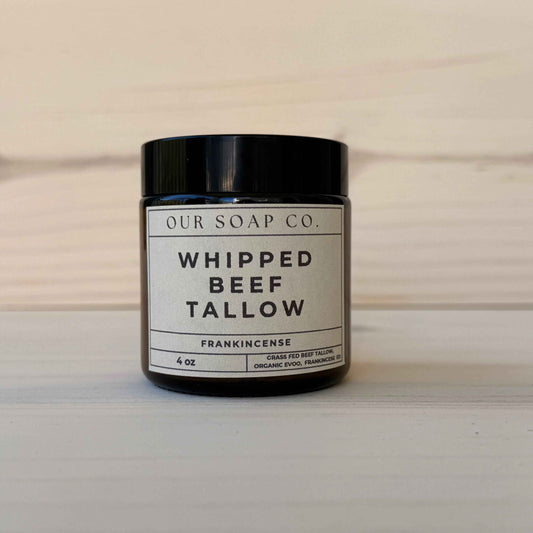 Whipped Beef Tallow Moisturizer With Frankincense